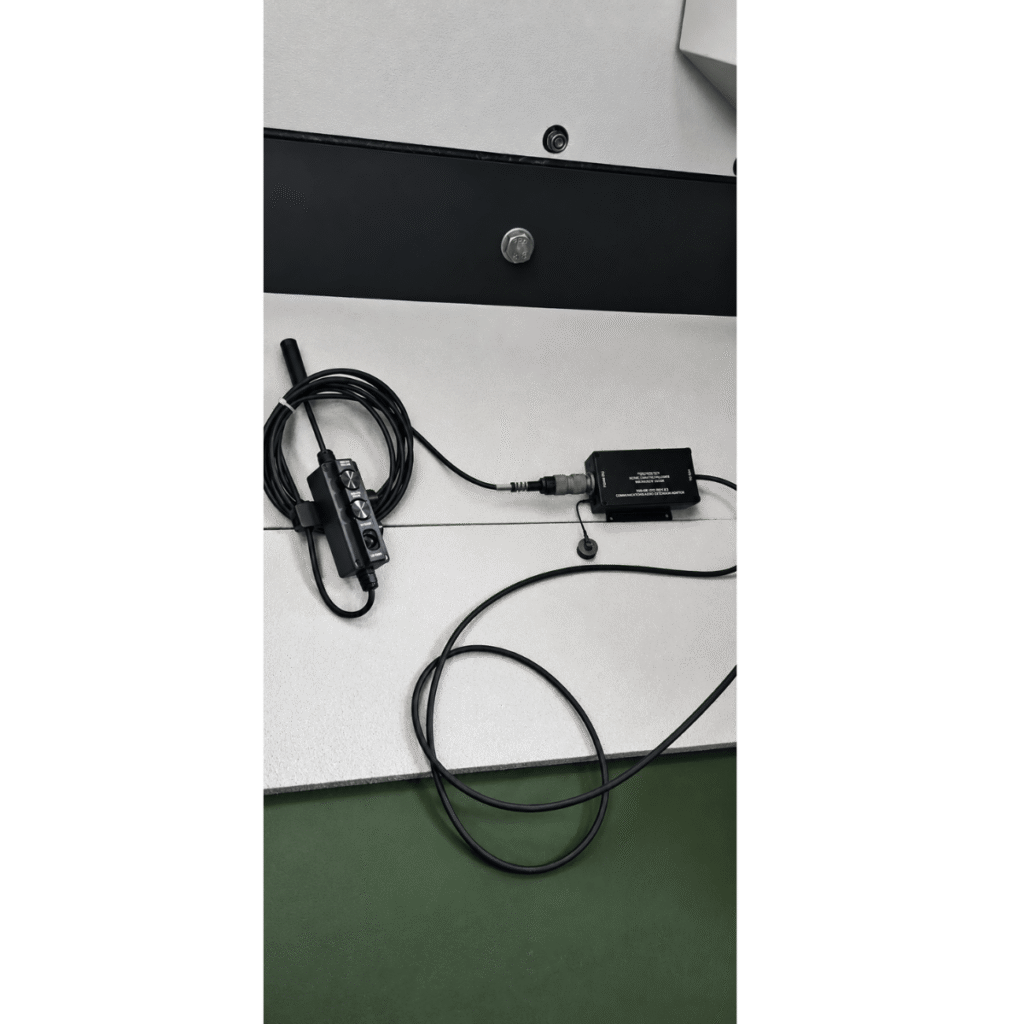 C-AT COMFORCE ICU connected to SIRS unit for vehicle intercom communication