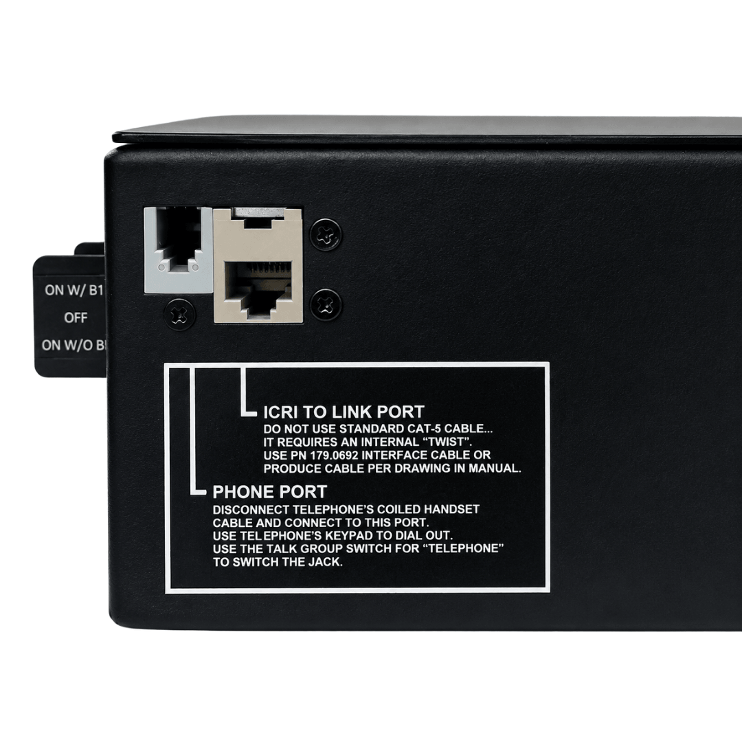 C-AT ICRI Link Port for expanding connected radios between compatible ICRI units