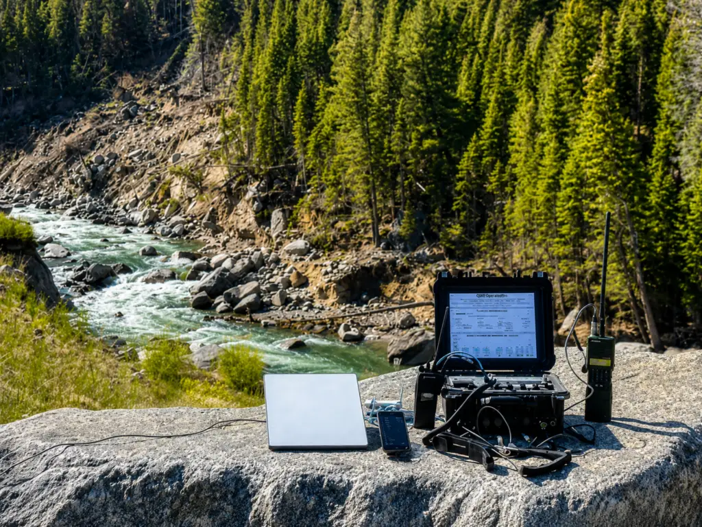 C-AT Operator Pro Guardian ICRI with SatLink for remote radio interoperability and field communications