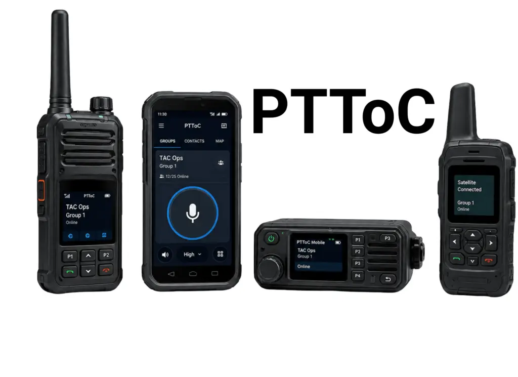 PTToC and LTE push-to-talk devices for C-AT ICRI radio interoperability integration