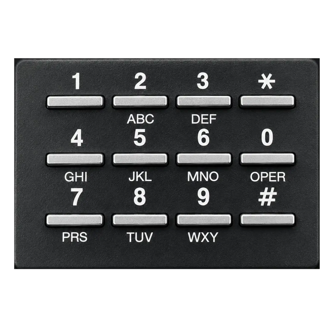 C-AT ICRI DTMF keypad with active VOX indicator and talk group control panel