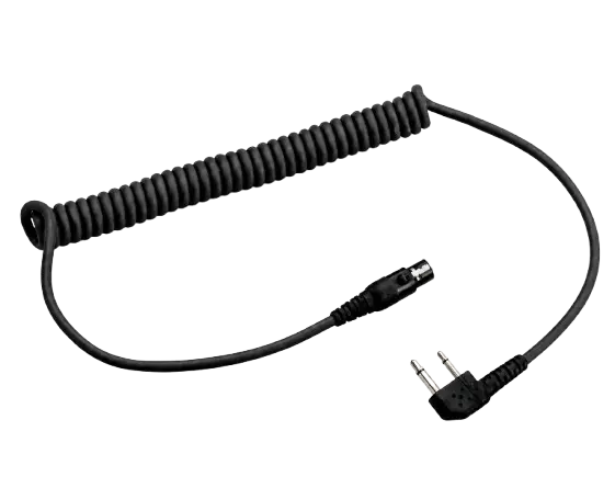 C-AT ICRI Kenwood K1 two-pin radio interface cable for compatible handheld radios