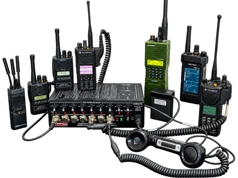 C-AT Operator Pro Base Plus ICRI with MPU5, Motorola APX NEXT and multiple tactical and LMR radios for communications interoperability