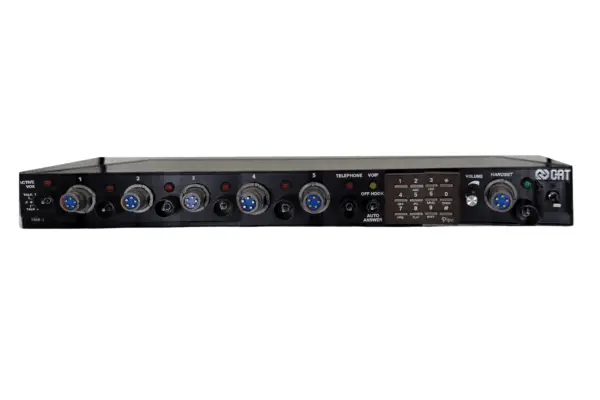 C-AT Operator Pro Guardian ICRI with five radio ports, VoIP, telephone, DTMF keypad, and handset controls